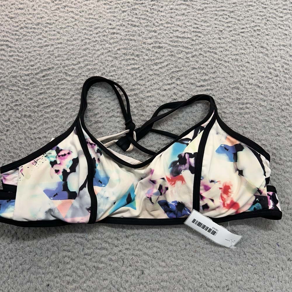 Calia Swim Bandeau Womens Size Small Beach Swimwear colorful